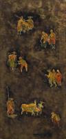 Philip & Kelvin Laverne PEASANTS Bronze Plaque, 47.5H - Sold for $2,048 on 02-21-2026 (Lot 41).jpg